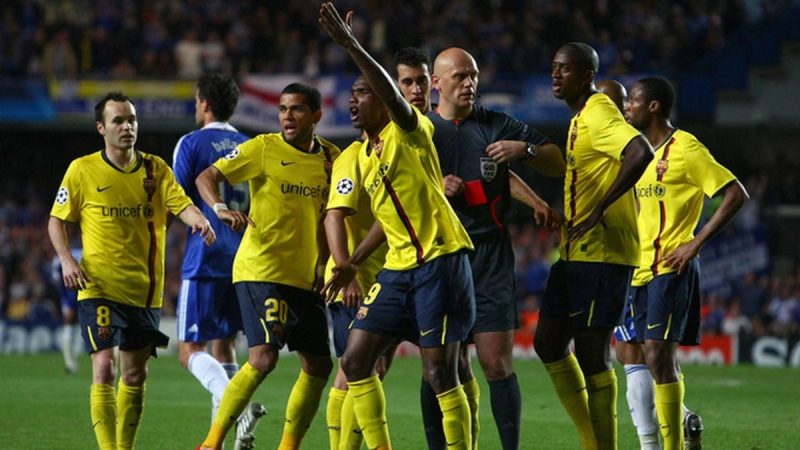 bối cảnh trận đấu Chelsea - Barcelona 2009